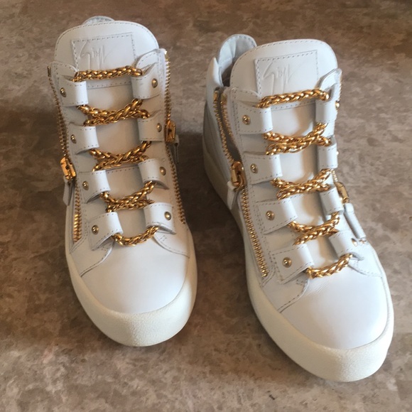 Giuseppe Zanotti | Shoes Zanotti Leather Chain Sneaker | Poshmark